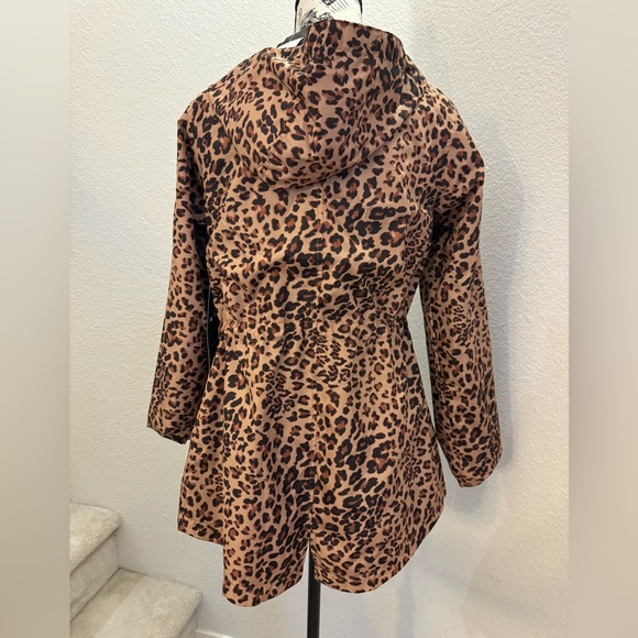 Leopard Print Rain Jacket - Picture 2 of 4
